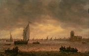 Jan van Goyen Mouth of the Meuse oil on canvas